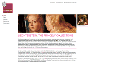 Desktop Screenshot of liechtensteincollections.at